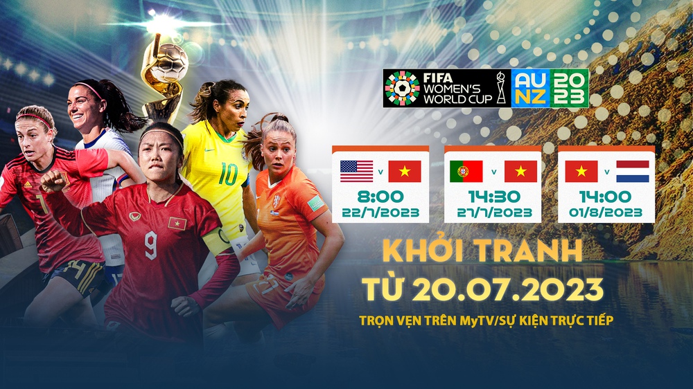 Xem trực tiếp và trọn vẹn FIFA World Cup nữ 2023 trên Truyền hình MyTV - Ảnh 1.