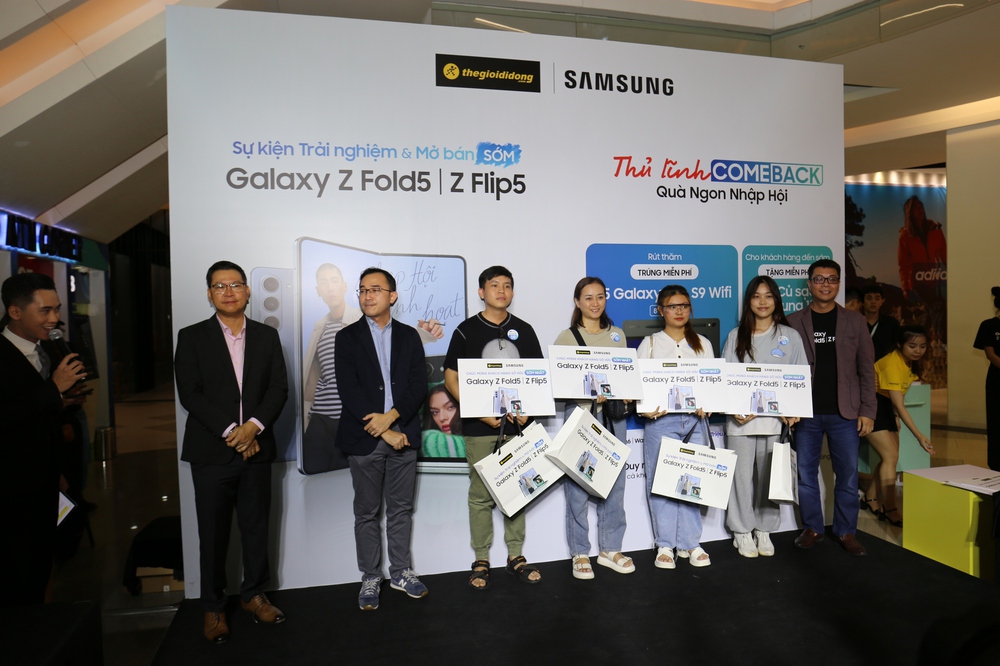 Toàn cảnh sự kiện mở bán sớm Samsung Galaxy Z Fold5| Z Flip5 tại 13 tỉnh thành - Ảnh 2.