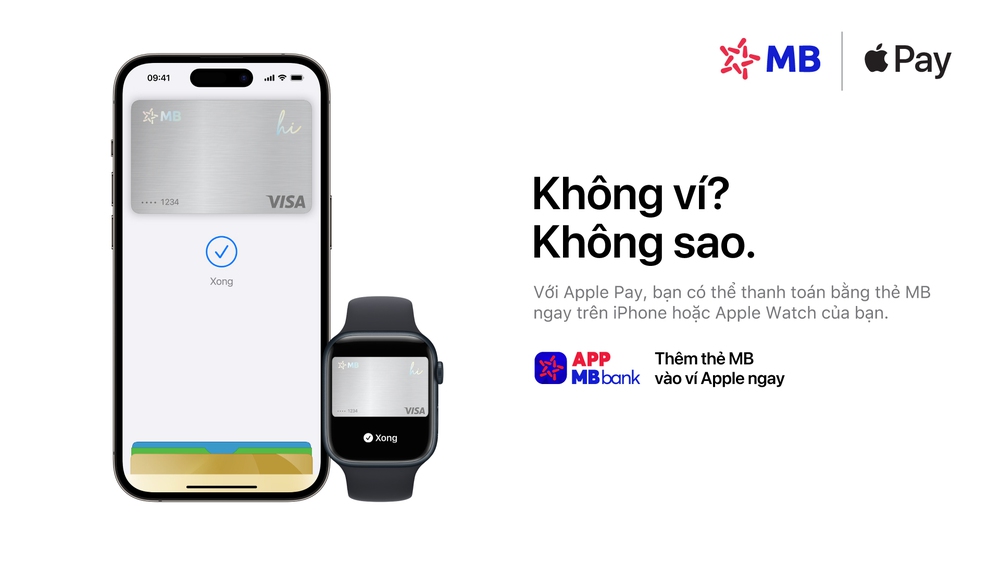 Ngân hàng TMCP Quân Đội (MB) giới thiệu Apple Pay đến khách hàng