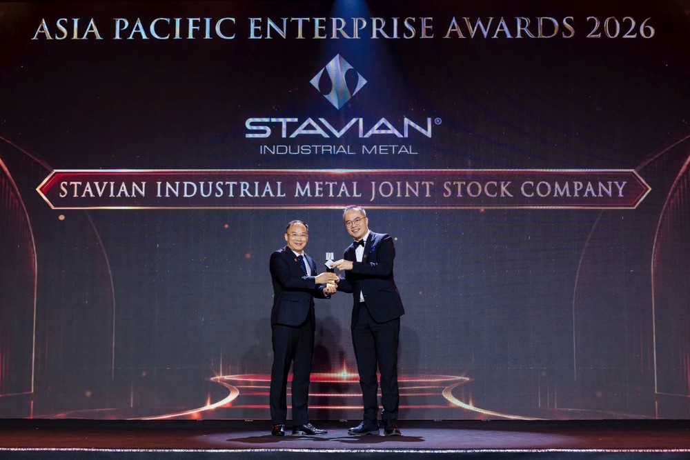 Stavian Industrial Metal nhận “cú đúp” giải thưởng tại Apea 2026- Ảnh 1.