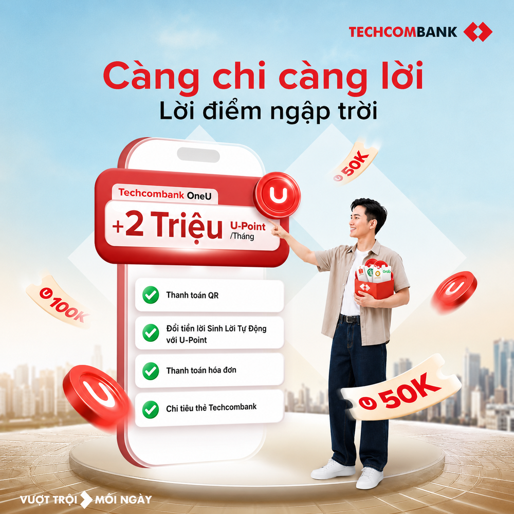 Techcombank OneU: Khi mỗi giao dịch mở ra thêm một trải nghiệm mới - Ảnh 1.