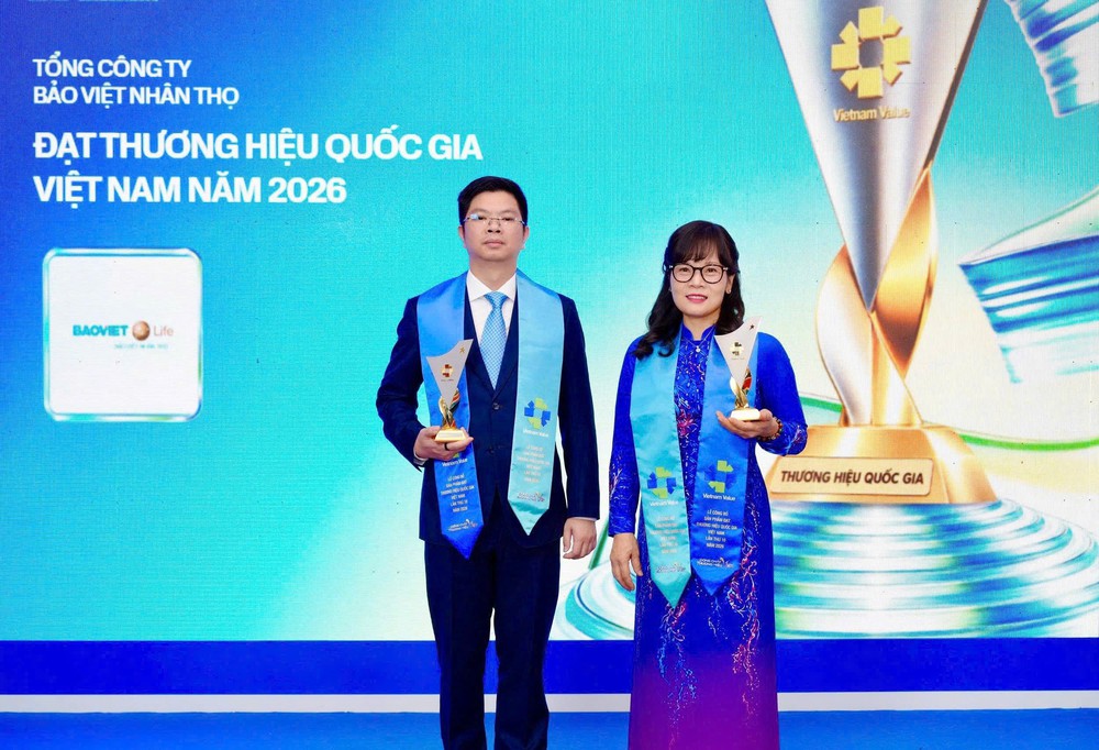 ‏Sản phẩm của Bảo Việt Nhân thọ đạt Thương hiệu Quốc gia Việt Nam 2026: 30 năm xây dựng năng lực cạnh tranh của thương hiệu bảo hiểm Việt Nam‏- Ảnh 1.