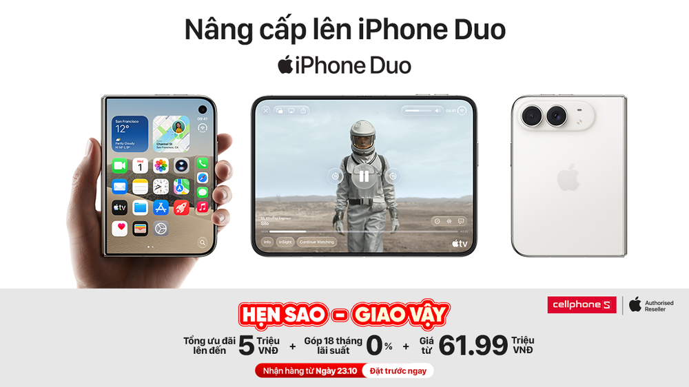 ‏Đặt trước iPhone Duo chính hãng, ưu đãi đến 5 triệu‏- Ảnh 1.