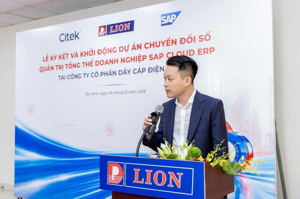 Vì sao Dây cáp điện LION triển khai SAP Cloud ERP ngay khi đạt Thương hiệu Quốc gia?- Ảnh 2.