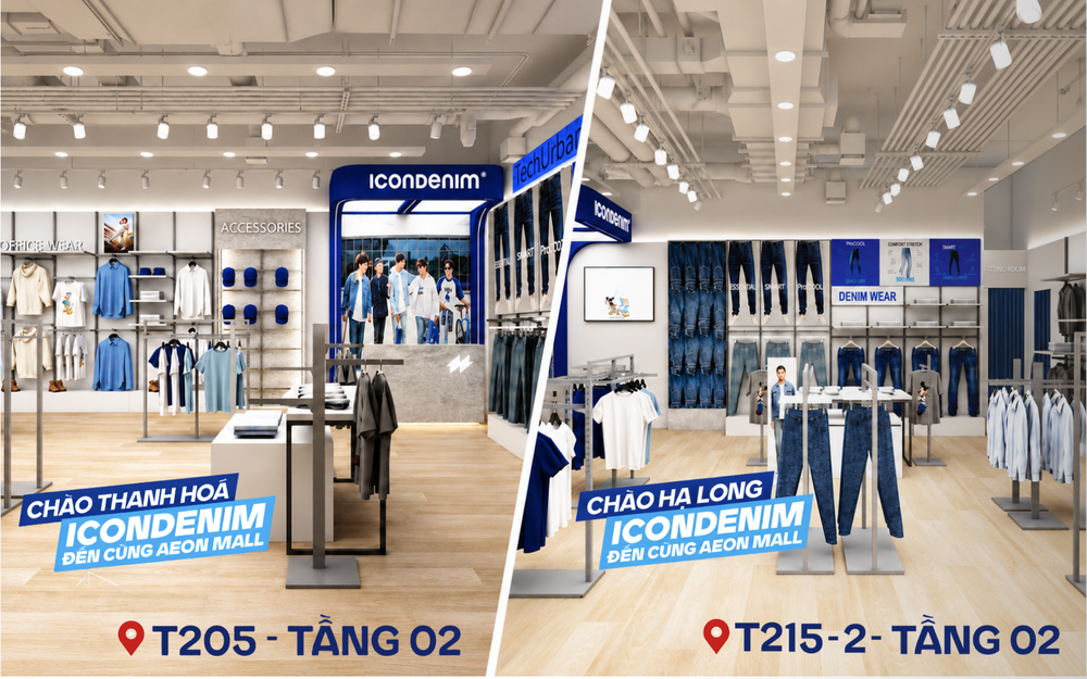 ICONDENIM khai trương liên tiếp 2 cửa hàng tại Aeon Mall Thanh Hoá và Hạ Long - Ảnh 1.