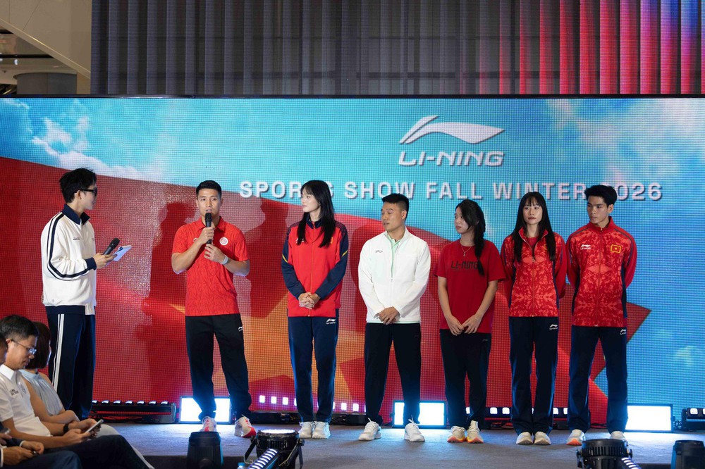M&atilde;n nh&atilde;n show diễn thời trang thể thao Li-Ning 2026: Quy tụ d&agrave;n VĐV đ&igrave;nh đ&aacute;m c&ugrave;ng sức h&uacute;t từ đại sứ Isaac - Ảnh 4.