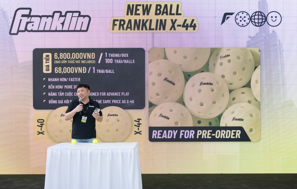 Franklin Asia Showcase 3 tại TPHCM quy tụ dàn sao pickleball quốc tế, hé lộ sản phẩm mới- Ảnh 2.