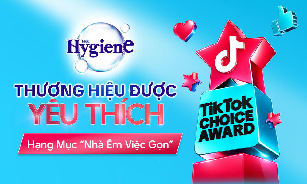‏Hygiene Vietnam thắng lớn tại TikTok Choice Awards: Lời khẳng định từ niềm tin của người tiêu dùng‏ - Ảnh 1.