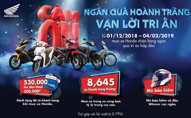 Có gì hay từ chương trình ưu đãi xe máy lớn nhất năm của Honda Việt Nam? - Ảnh 1.