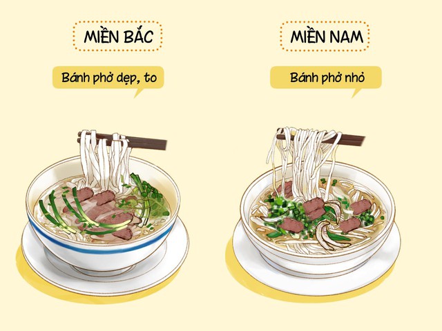 5 điểm kh&aacute;c nhau c&oacute; thể bạn chưa biết giữa phở 2 miền Nam v&agrave; Bắc - Ảnh 1.