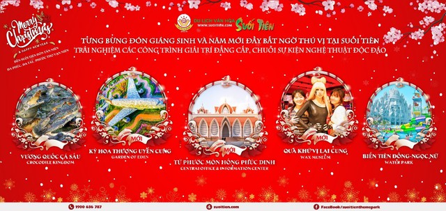 Suối Tiên tưng bừng đón Giáng sinh và năm mới 2019 với chuỗi sự kiện ấn tượng cùng nhiều ưu đãi bất ngờ - Ảnh 1.
