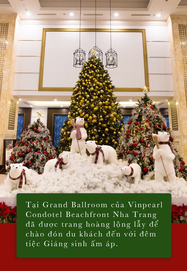 Du khách Nha Trang, Phú Quốc đón Giáng sinh ấm áp trong không gian sang trọng, lộng lẫy - Ảnh 1.