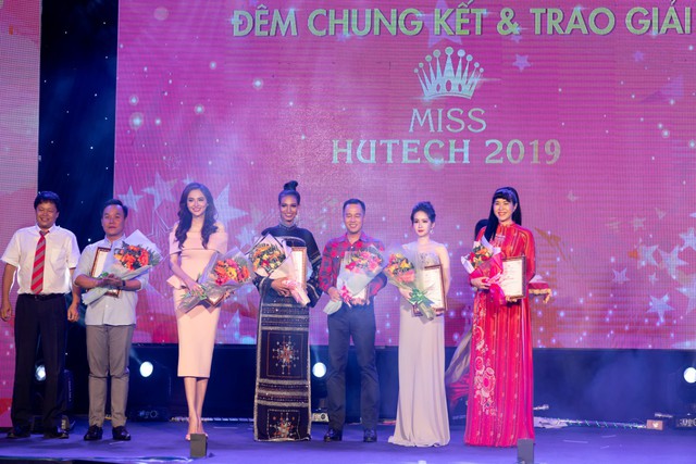CEO – Doanh nhân Huyền Cò: Giám khảo quyền lực đêm Gala Chung kết Miss HUTECH 2019 - Ảnh 4.