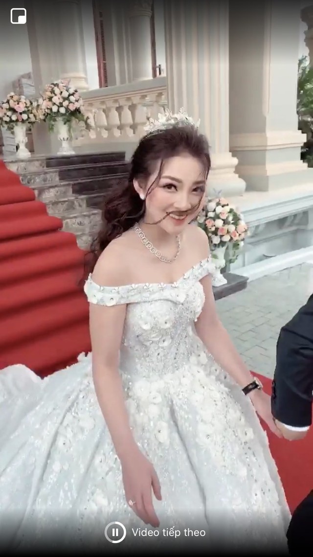 Cô dâu trong đám cưới khủng ở Nam Định đặt 3 váy cưới hàng trăm triệu từ thương hiệu đã thiết kế cho Lan Khuê - Ảnh 10.