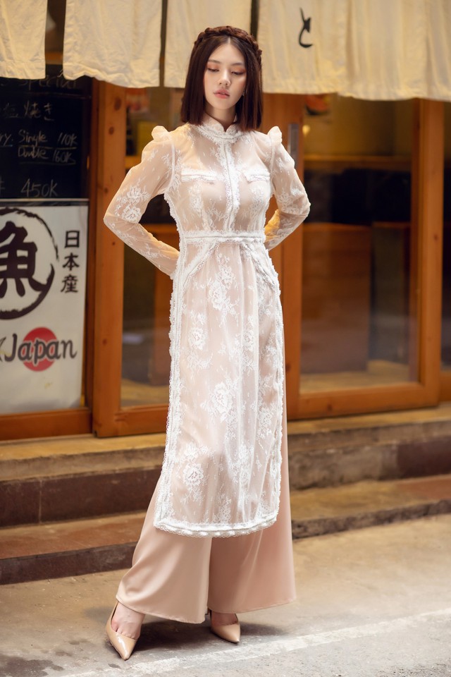 Duyên dáng và năng động khi diện áo dài như Jolie Nguyễn - Ảnh 8.