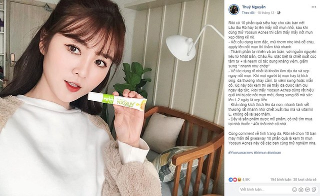 Học lỏm Ribi Sachi, Lan Hương, Dũng ơi Dũng &agrave;... b&iacute; k&iacute;p trị mụn với gi&aacute; chưa bằng 1 ly tr&agrave; sữa - Ảnh 1.