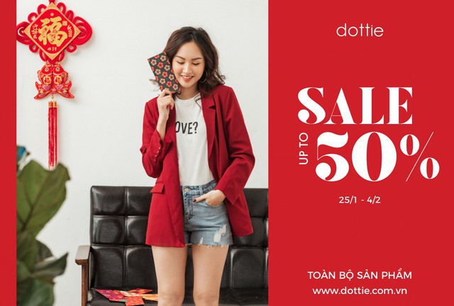 Shopping Tết cùng Dottie – giảm đến 50% toàn bộ sản phẩm - Ảnh 2.