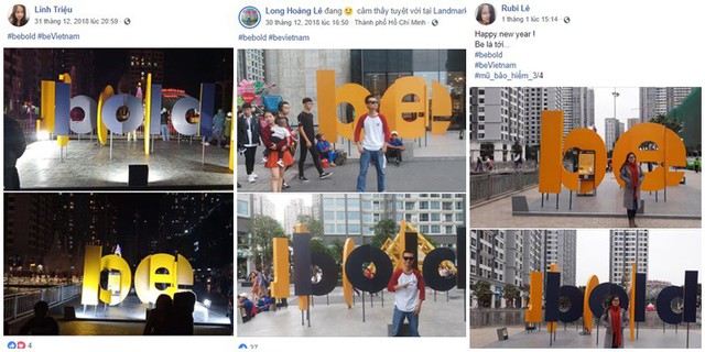 Cận cảnh khối chữ Anamorphic “be bold” đang khiến giới trẻ Việt “điên đảo” - Ảnh 2.