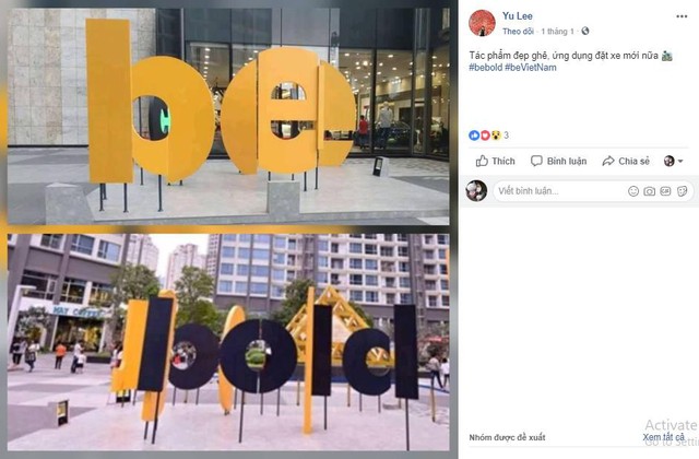 Cận cảnh khối chữ Anamorphic “be bold” đang khiến giới trẻ Việt “điên đảo” - Ảnh 5.