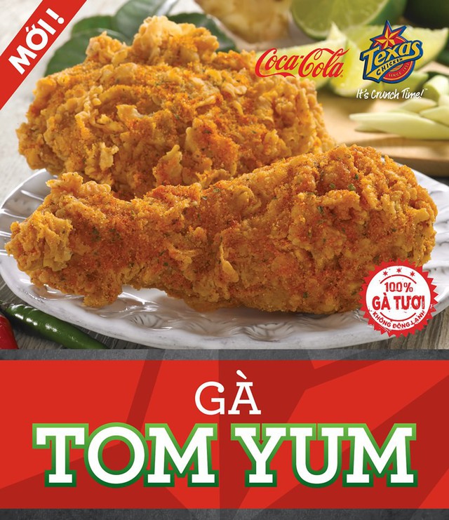 Gà Tom Yum - Siêu phẩm mới, tới thử ngay tại Texas Chicken! - Ảnh 1.