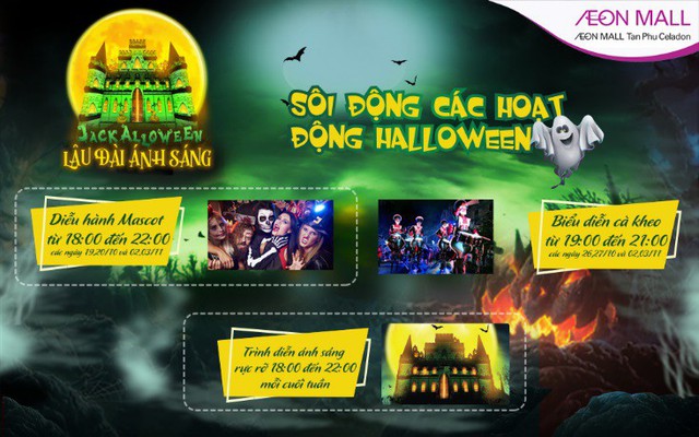 Trải nghiệm Halloween huyền bí tại Aeon Mall Tân Phú Celadon - Ảnh 7.