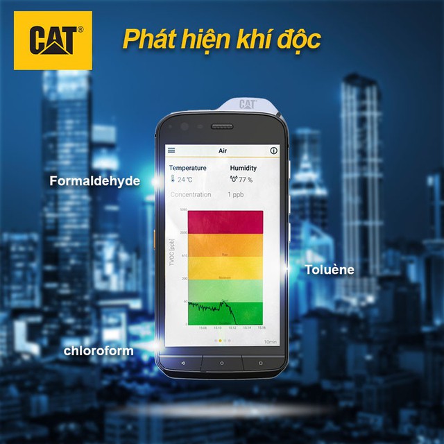 Cộng đồng YouTuber Việt phát cuồng vì chiếc điện thoại “ngửi” được chất độc hại CAT Phone! - Ảnh 4.