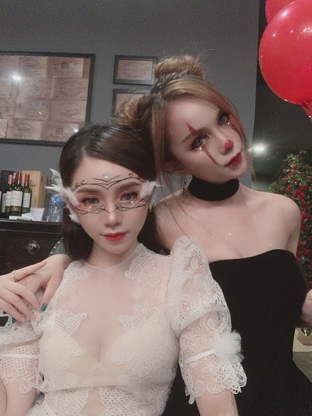 Hội chị em của Quỳnh Kool khiến cộng đồng mạng đứng ngồi không yên với tiệc Halloween quá chất - Ảnh 14.