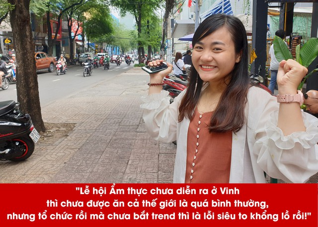 Sau Hà Nội, Đà Nẵng, TP.HCM… đến lượt giới trẻ Vinh “phát sốt” vì hot trend: “Đi đu đưa” ở lễ hội ẩm thực! - Ảnh 4.