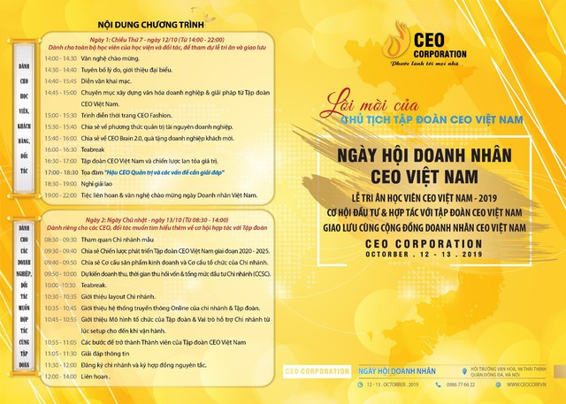 Cộng đồng CEO Việt Nam chuẩn bị lễ kỷ niệm ngày Doanh nhân Việt Nam - Ảnh 2.