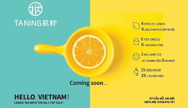 Taning Việt Nam – “Cơn sốt” trà chanh chính hiệu Đài Loan chính thức ra mắt tại Hà Nội - Ảnh 2.
