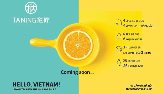 Taning Việt Nam &ndash; &ldquo;Cơn sốt&rdquo; tr&agrave; chanh ch&iacute;nh hiệu Đ&agrave;i Loan ch&iacute;nh thức ra mắt tại H&agrave; Nội - Ảnh 2.