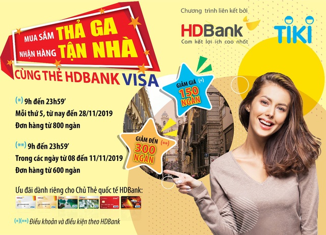 Chủ thẻ HDBank được ưu đãi lên đến 30% khi mua sắm cuối năm - Ảnh 2.
