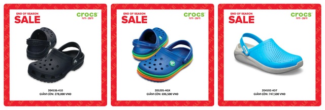 Crocs giảm giá đến 50% hàng ngàn sản phẩm hot tại các cửa hàng trên toàn quốc - Ảnh 1.