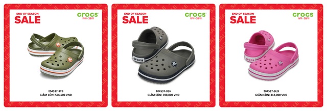Crocs giảm giá đến 50% hàng ngàn sản phẩm hot tại các cửa hàng trên toàn quốc - Ảnh 2.