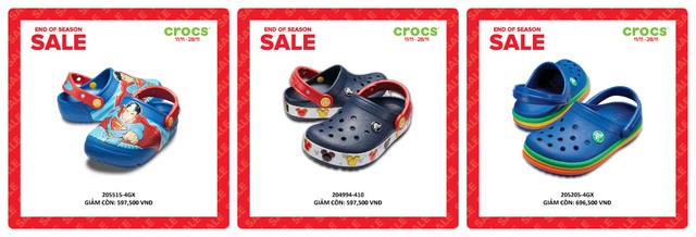 Crocs giảm giá đến 50% hàng ngàn sản phẩm hot tại các cửa hàng trên toàn quốc - Ảnh 3.