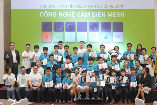 Học sinh Đà Nẵng lần đầu trải nghiệm công nghệ cảm biến MESH từ Sony - Ảnh 1.