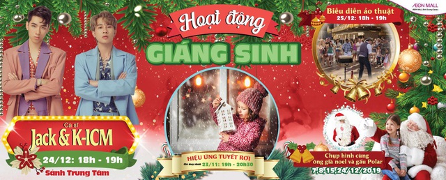 C&ugrave;ng Jack v&agrave; K-ICM đ&oacute;n Gi&aacute;ng sinh, ph&aacute; đảo chuỗi sale khủng cuối năm tại AEON Mall B&igrave;nh Dương Canary - Ảnh 5.