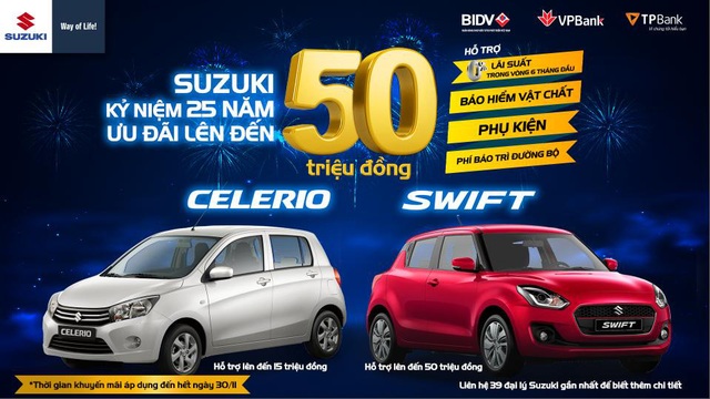 Suzuki ưu đãi cao nhất 50 triệu cho khách Việt mua xe cuối năm - Ảnh 1.