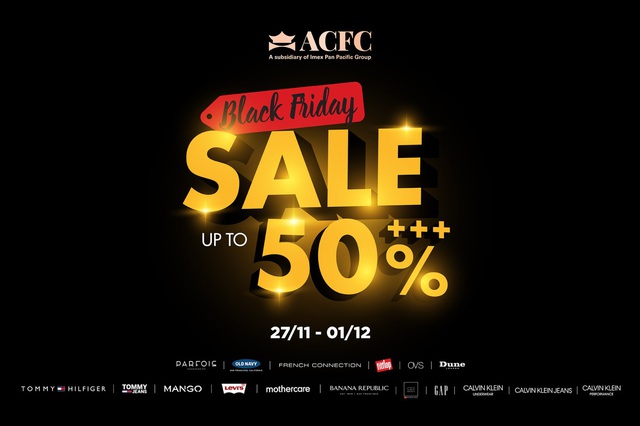 Điểm danh các thương hiệu “khủng” giảm giá mạnh dịp ACFC Black Friday - Ảnh 1.
