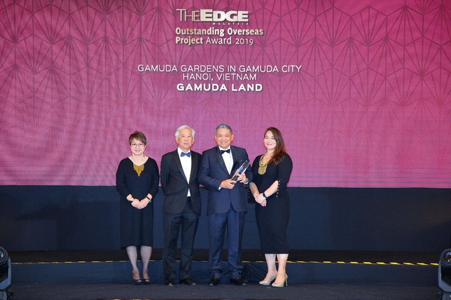 Gamuda Gardens nhận giải thưởng “Dự án bất động sản xuất sắc ở nước ngoài” tại Lễ trao giải The Edge Malaysia Property Excellence Awards 2019 - Ảnh 1.