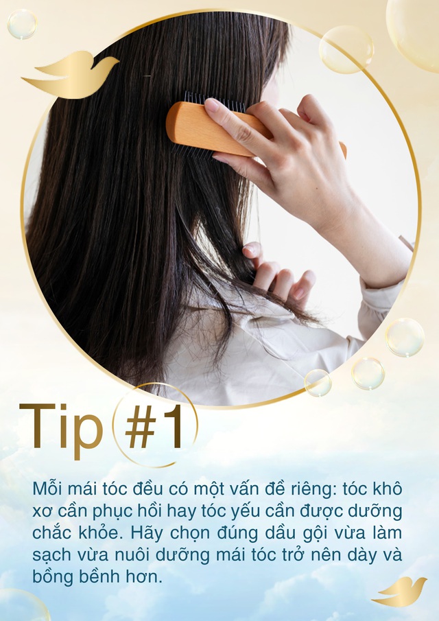 5 tuyệt chiêu khi gội đầu cho tóc thỏa sức bồng bềnh suốt mùa lễ hội - Ảnh 1.