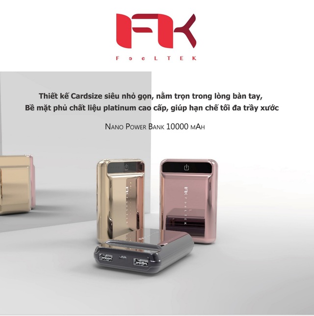Nano Power Bank Feeltek – Trải nghiệm công nghệ với thiết kế hoàn hảo - Ảnh 1.