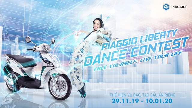 Piaggio Liberty Dance Contest – Cuộc thi nhảy siêu hot với tổng giá trị giải thưởng lên tới hơn 100 triệu đồng chính thức khởi tranh - Ảnh 1.