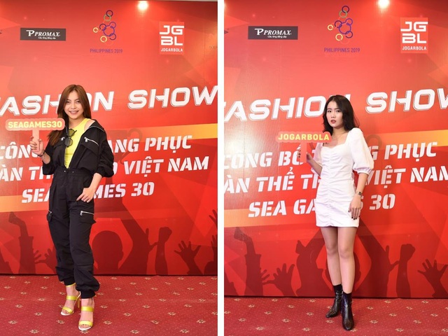 Bạn gái Văn Hậu xinh đẹp tại Fashion Show ra mắt trang phục Sea Games 30 - Ảnh 1.