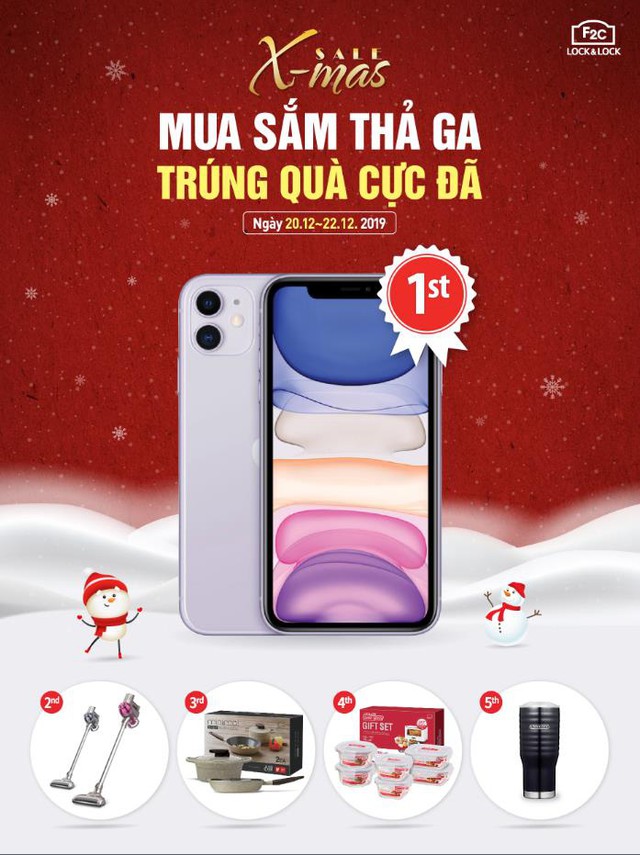 &ldquo;Xmas Sale&rdquo; 20, 21, 22/12 - Đại tiệc sale hot nhất năm của LOCK&LOCK Vietnam nh&acirc;n dịp Gi&aacute;ng sinh - Ảnh 2.
