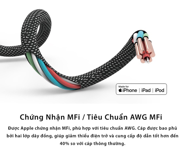 Cáp sạc Iphone Feeltek – Sự hoàn hảo đến từ thiết kế tinh tế - Ảnh 4.