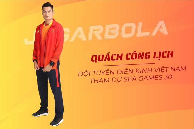 Hot boy Điền kinh Quách Công Lịch toả sáng trong trang phục Sea Games 30 - Ảnh 1.