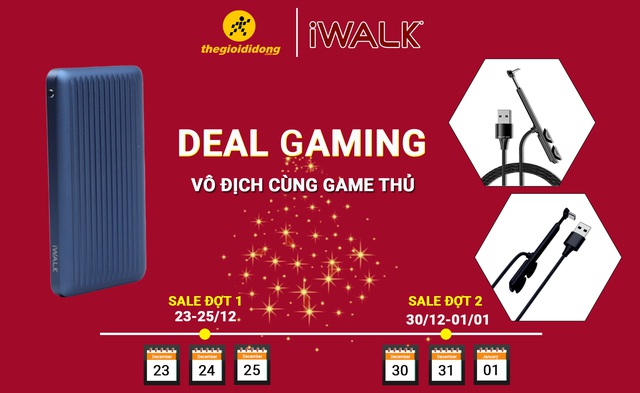 Phụ kiện iWALK – Deal khủng dành cho game thủ dịp cuối năm - Ảnh 1.