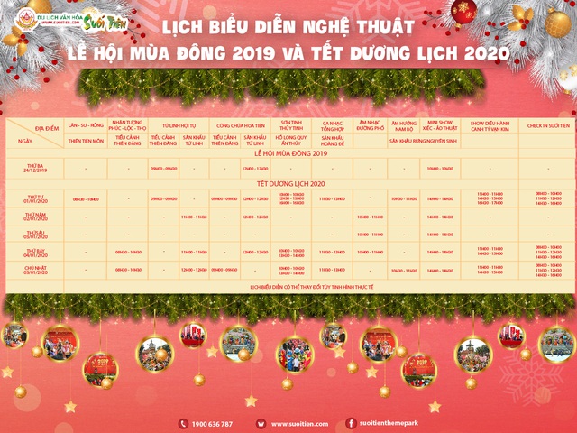 Đ&oacute;n Gi&aacute;ng sinh, ch&agrave;o t&acirc;n ni&ecirc;n ngập tr&agrave;n niềm vui tại Suối Ti&ecirc;n - Ảnh 10.