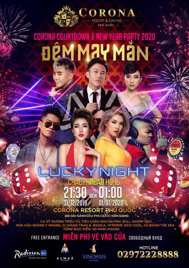 Thưởng thức ca nhạc miễn phí tại Corona Resort Phú Quốc Countdown Party 2020 - Ảnh 1.